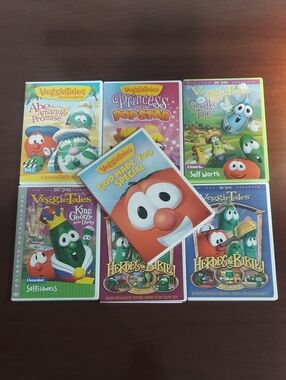 ❤️ Veggie Tales DVD Collection - Lot Of 7